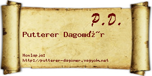 Putterer Dagomér névjegykártya